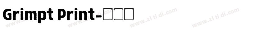 Grimpt Print字体转换